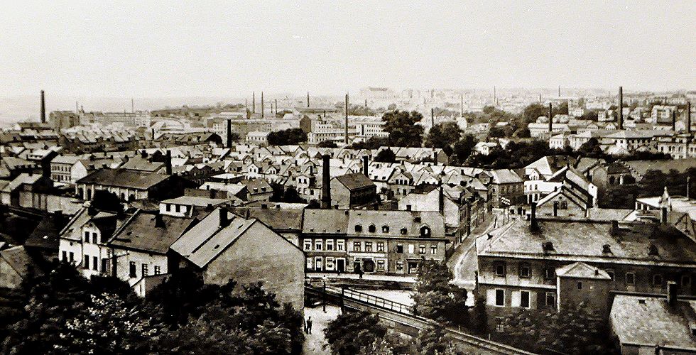 Das Stadtbild von Plauen um 1906